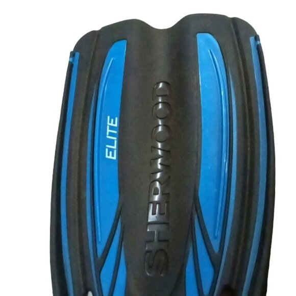 SHERWOOD SCUBA Elite Open Heel Scuba Fin Size S (7 - 8) New No Tags - Picture 7 of 7